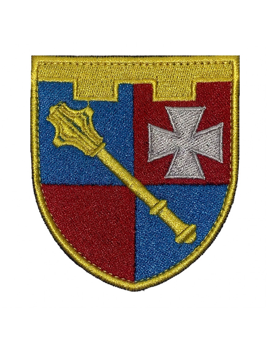 Нарукавний знак Західне Територіальне управління сил ТРО, кольоровий