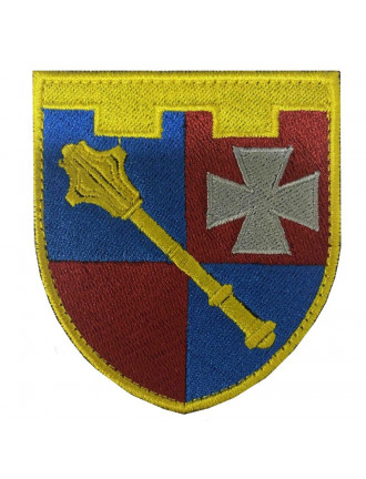 Нарукавний знак Західне Територіальне управління сил територіальної оборони, кольоровий