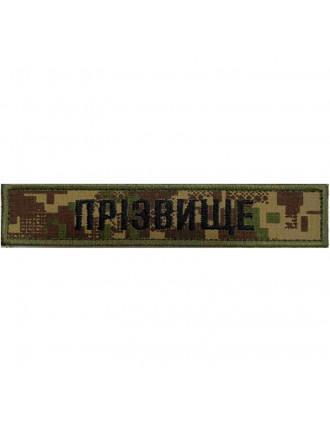 Нагрудний знак НГУ "Прізвище", хижак