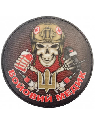 Патч ПВХ "Бойовий медик" олива