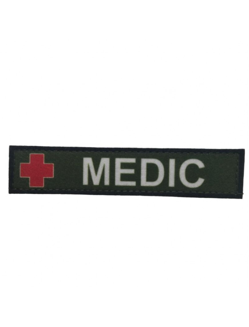 Патч напис "Medic", сублімація на фетрі