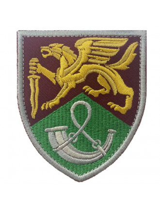 Нарукавний знак 71 Єгерська ДШБ марун