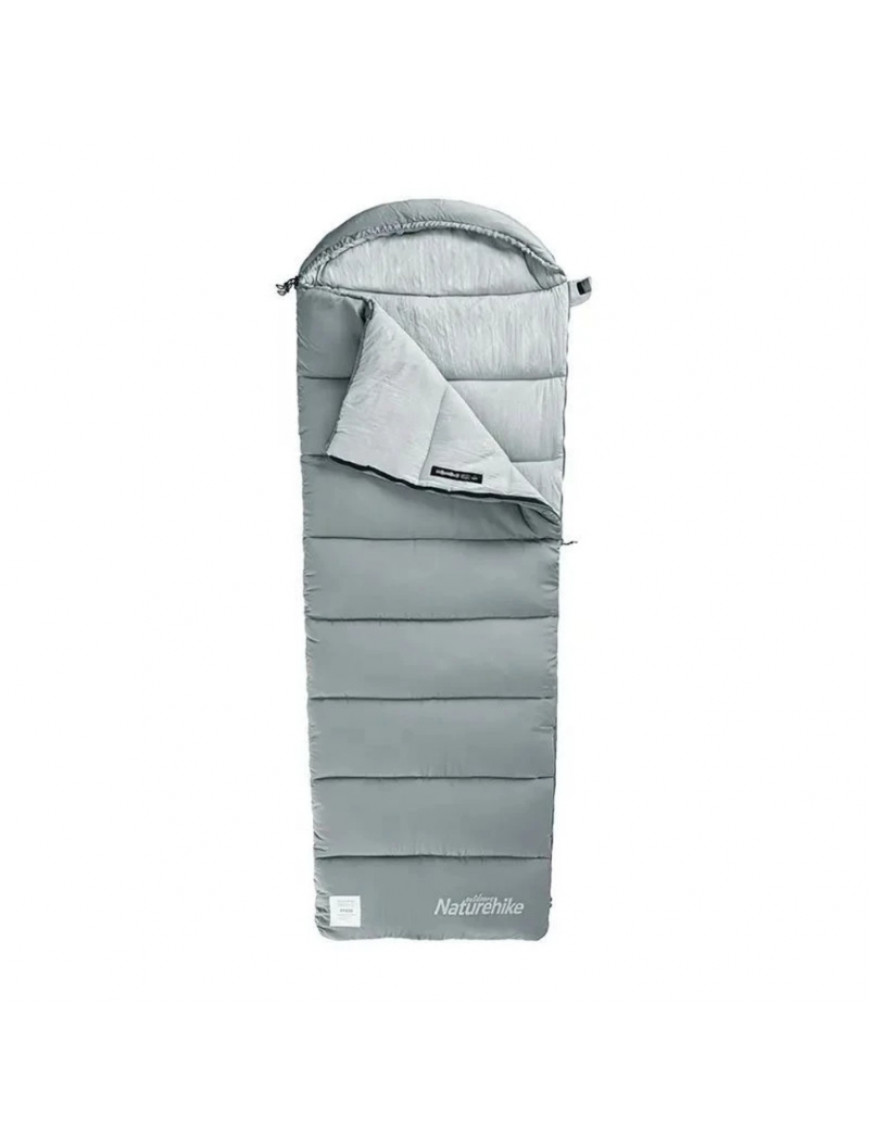 Спальний мішок Naturehike М180, правий, сірий