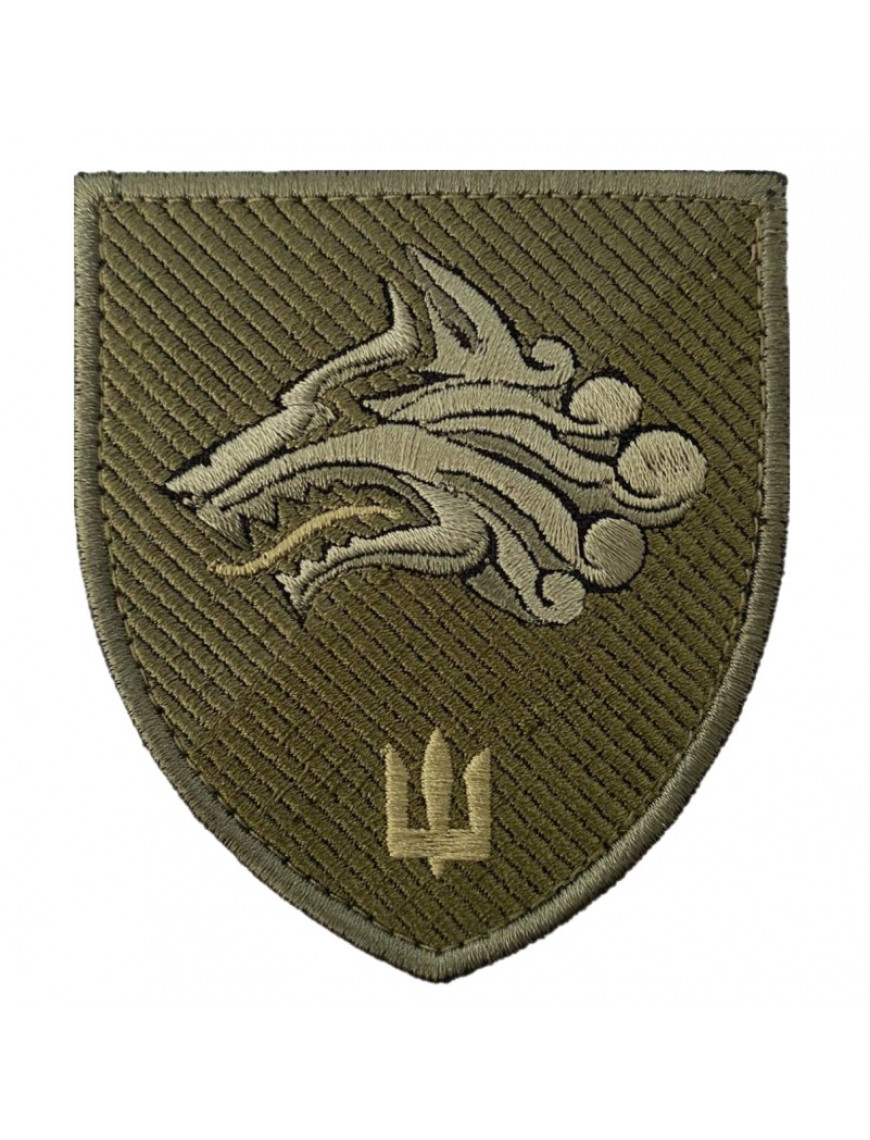 Нарукавний знак 1 ОБМП, захисний NEW