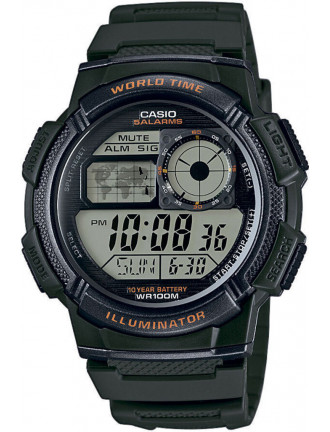 Годинник CASIO AE-1000W-3AV DF, олива