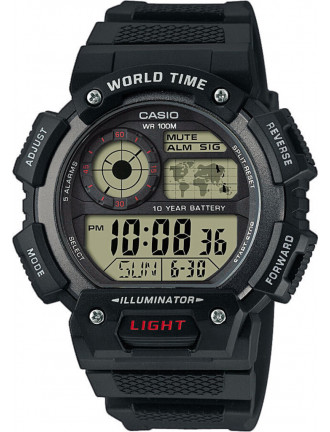 Годинник CASIO AE-1400W H-1AV DF, чорний