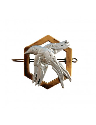 Беретний знак "Сили безпілотних систем", латунь