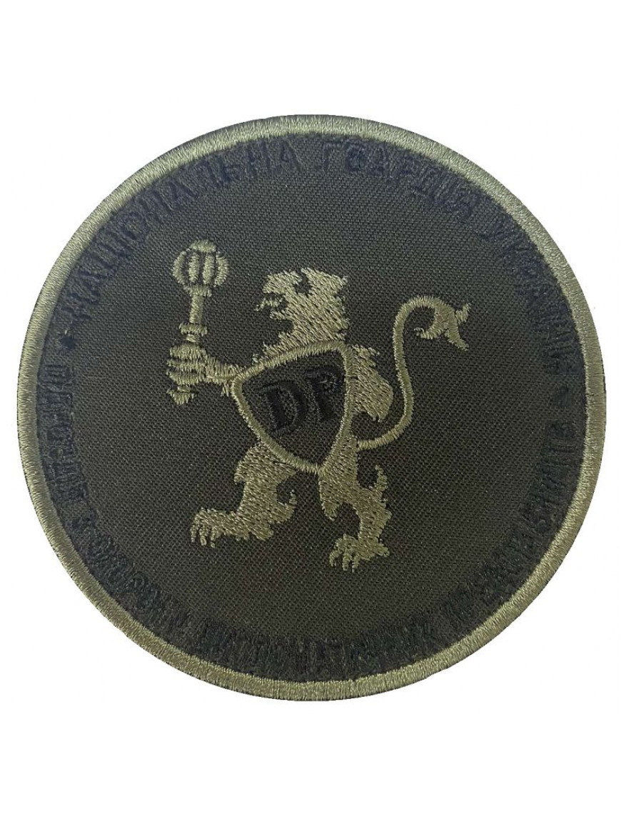 Нарукавний знак НГУ Дипломатична служба, олива