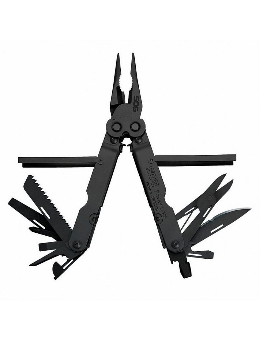 Мультитул SOG PowerLock, EOD w/V-Cutter, чорний