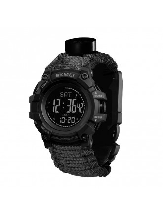 Годинник Skmei 1356, чорний tactic, з компасом