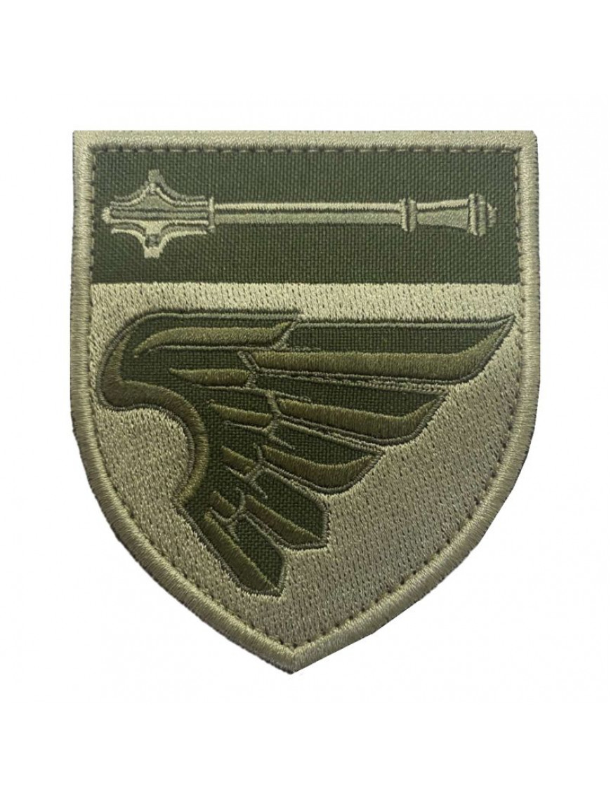 Нарукавний знак 135 Окремий батальйон управління ДШВ, олива