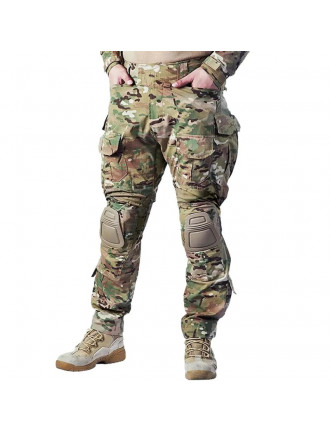 Штани IDOGEAR G3 v2 Combat Pants, Мультикам, з наколінниками