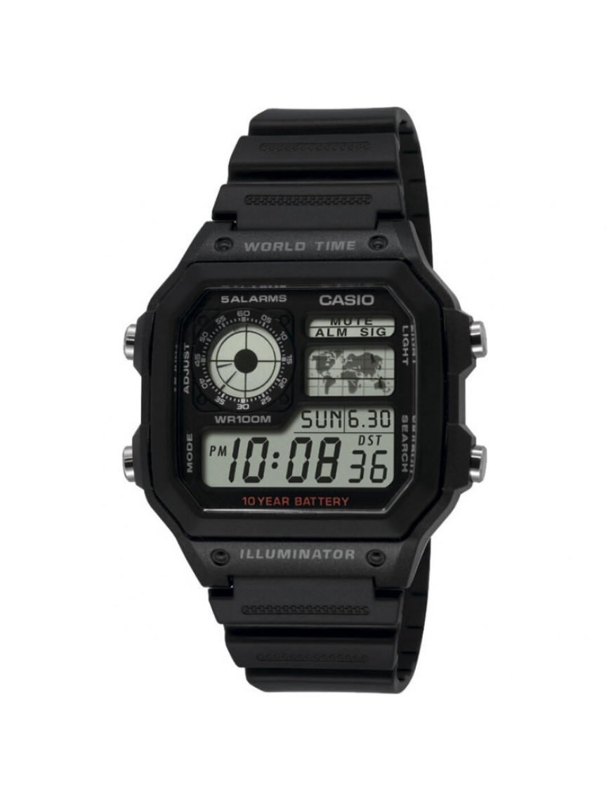 Годинник CASIO AE-1200WH-1 BV EF, чорний