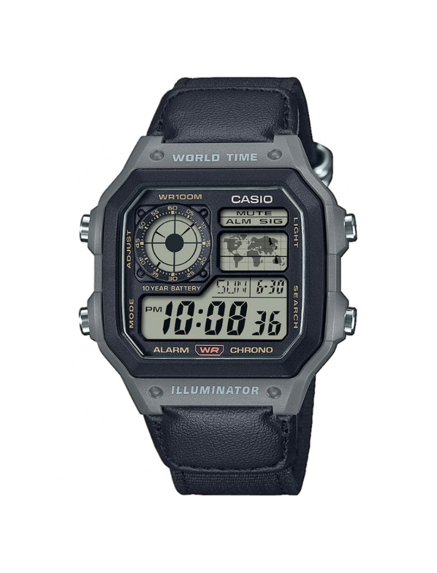 Годинник Casio  AE-1200WHUB-8AVEF, сірий