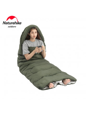 Спальний мішок Naturehike Y150L, лівий, олива