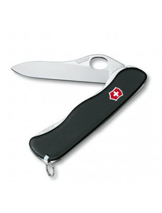 Ніж Victorinox Sentinel, 111мм, 5 функції, чорний, матовий, одноручний