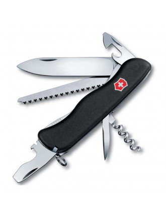 Ніж Victorinox Forester 111 мм 12 предметів Чoрний Нейлон