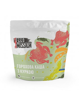 Горохова каша з курячим філе,  FOOD MISSION