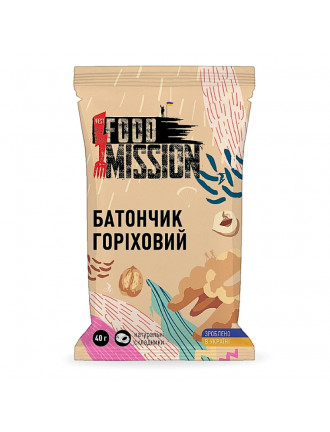 Батончик енергетичний горіховий ,  FOOD MISSION