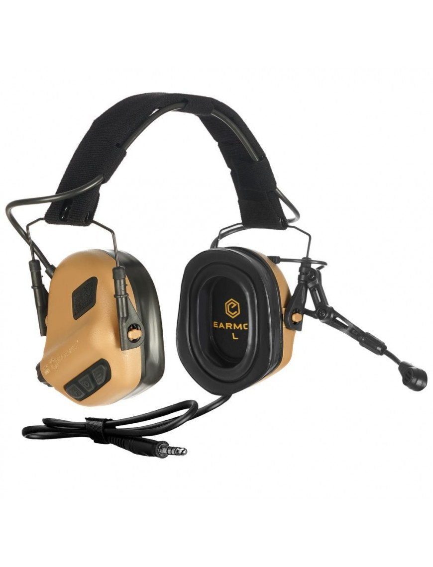 Активні навушники EARMOR M32 Plus, койот