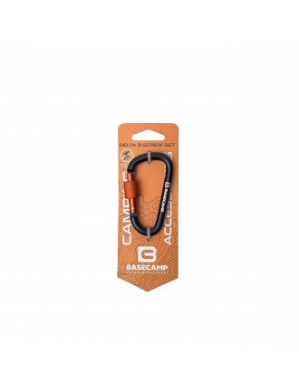 Карабін Base Camp Delta 8 Screw Set, чорний