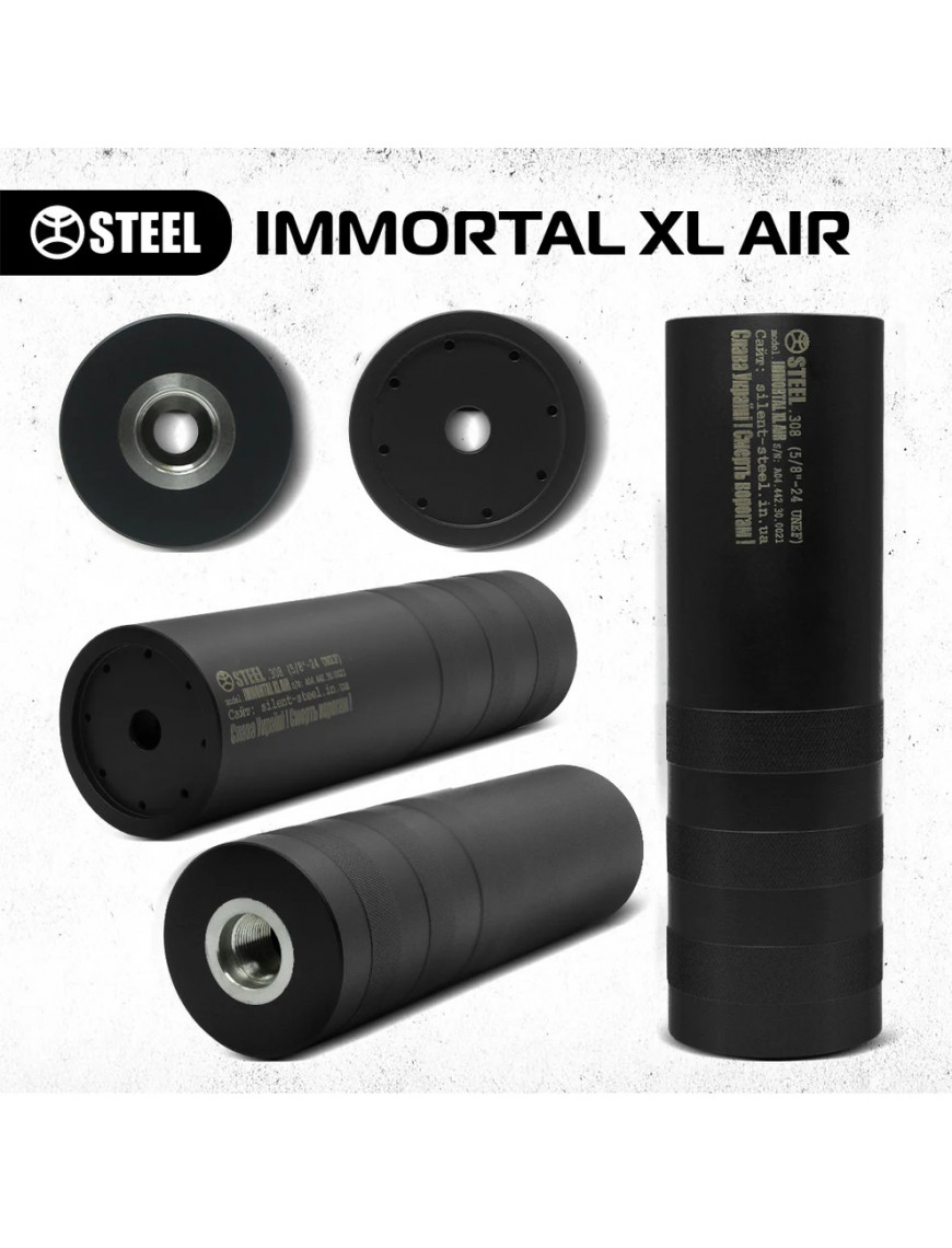 Глушник STEEL Immortal XL Air 223 1/2*28