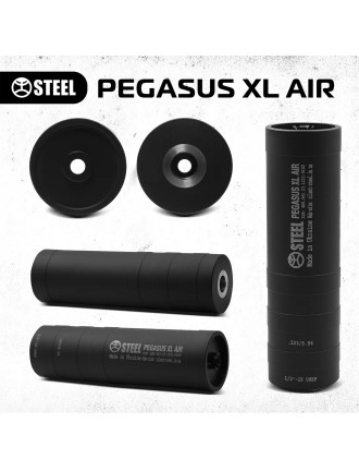 Глушник STEEL Pegasus XL AiR .223 1/2*28 SSB