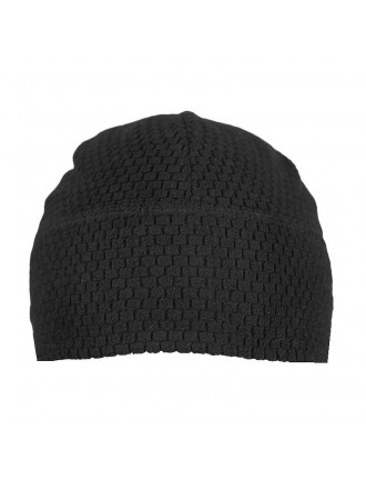 Шапка флісова жаккард, чорна