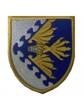 Нарукавний знак 193 центр управління та оповіщення, кольоровий