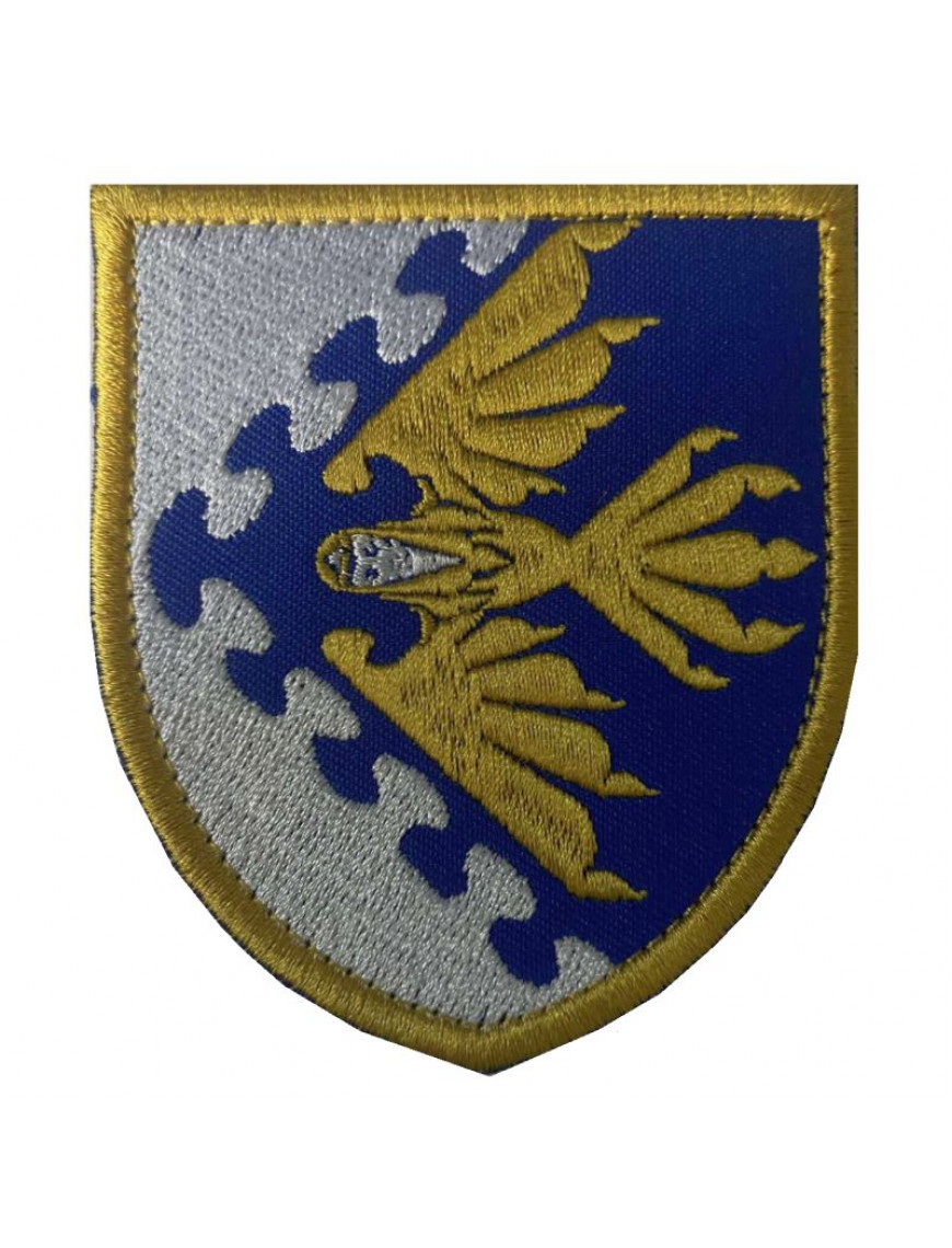 Нарукавний знак 193 центр управління та оповіщення, кольоровий