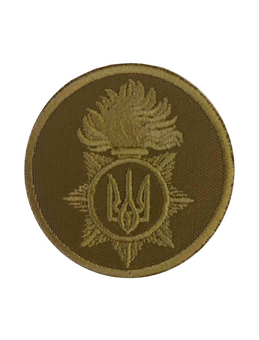 Кокарда НГУ, кругла, койот