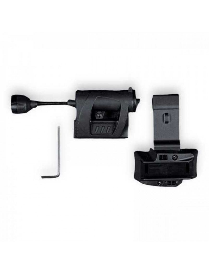 Ліхтарик тактичний на шолом MPLS, чорний