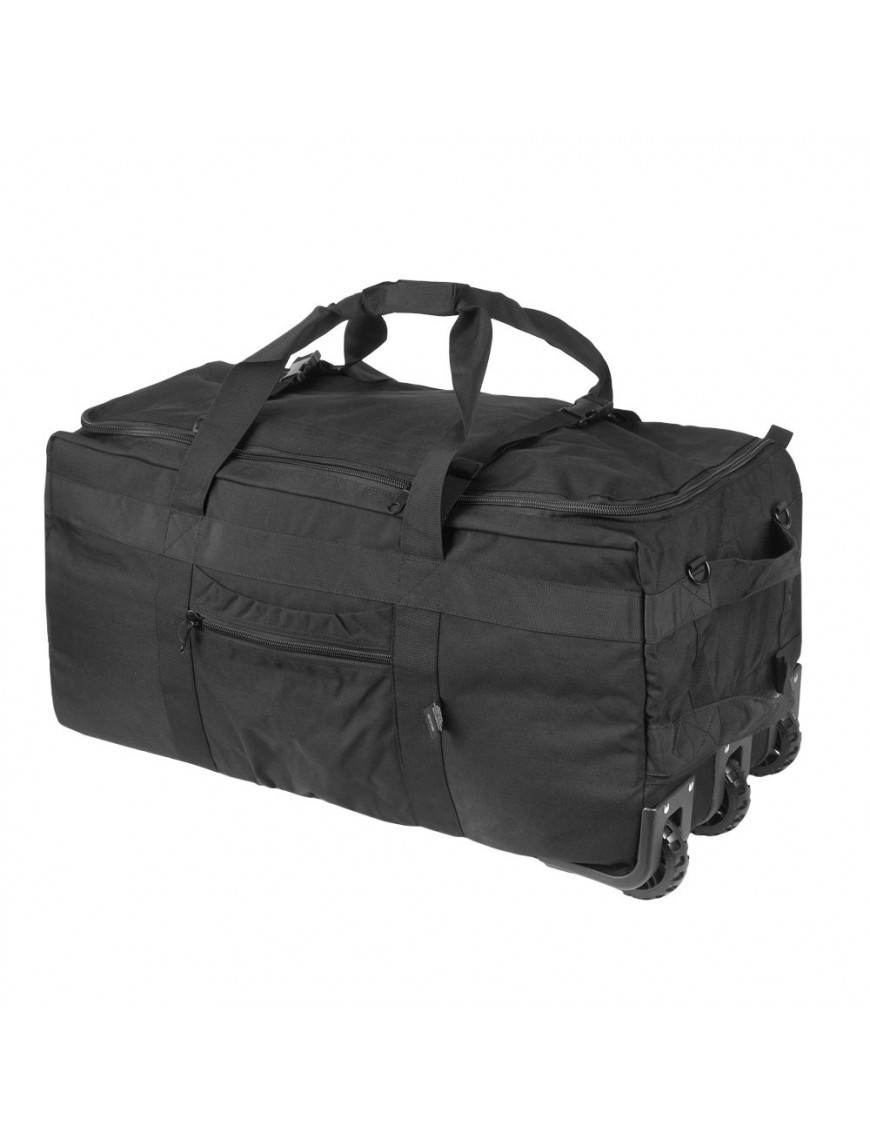 Сумка транспортна MIL-TEC з колесами, чорна