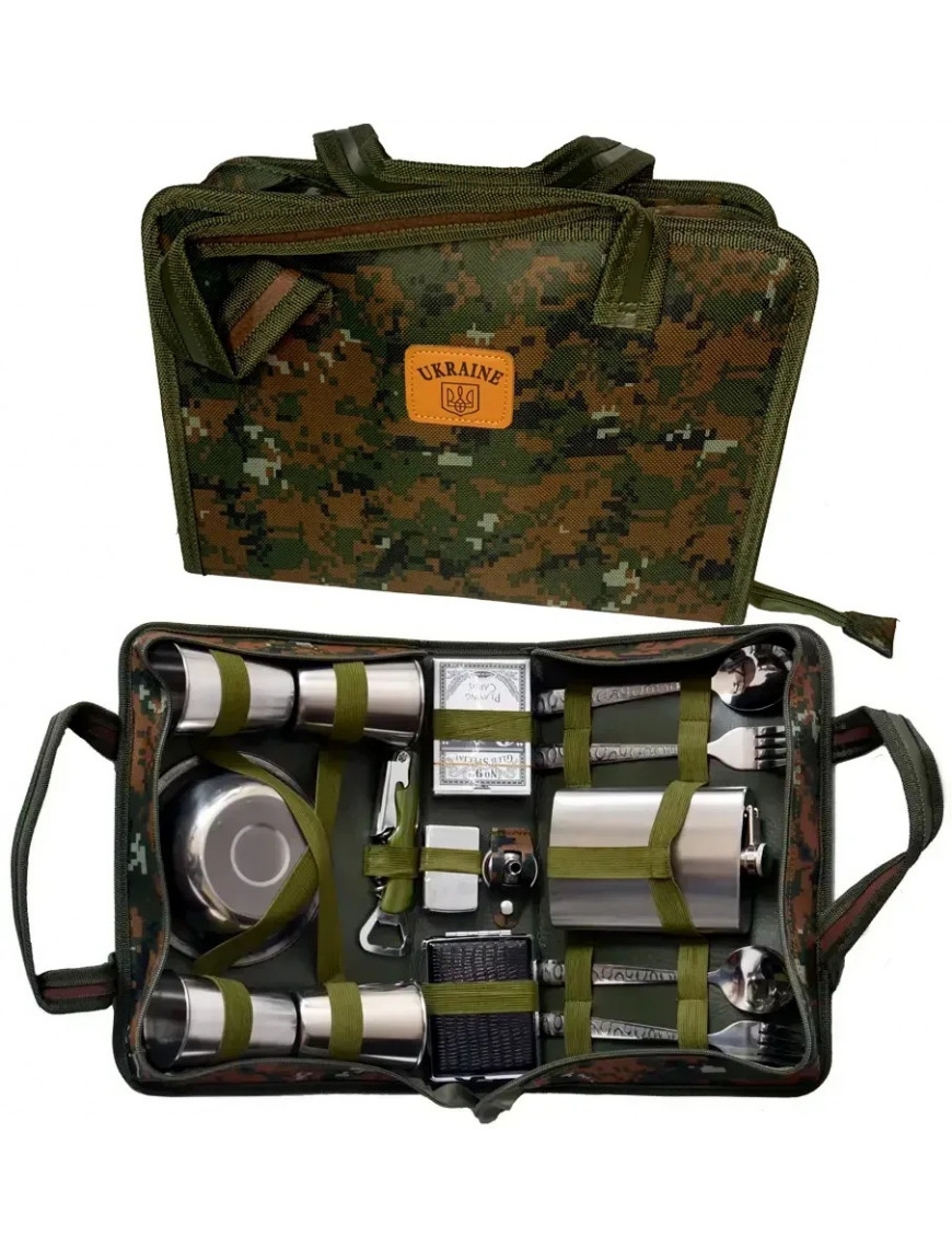 Набір Туристичний 16в1 Snugpak у камуфляжному кейсі