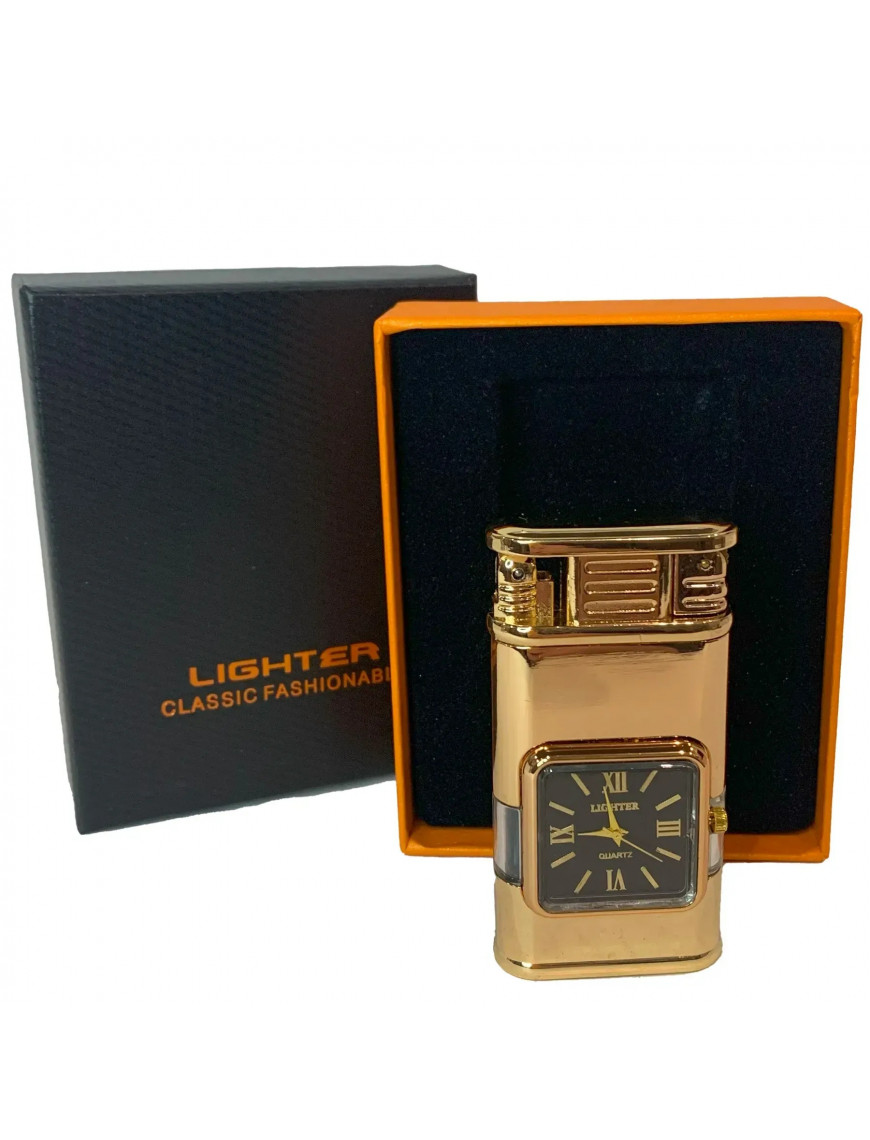 Запальничка з вбудованим годинником "Lighter - Classic Fashionable"