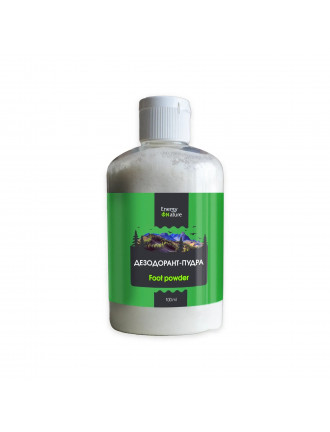 Дезодорант-пудра для ніг Energy of nature, 100 