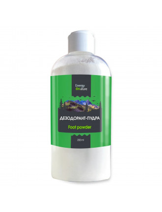 Дезодорант-пудра для ніг Energy of nature, 200