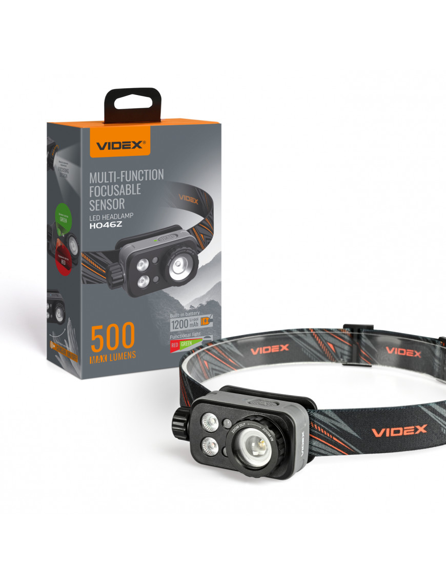 Ліхтар налобний VIDEX VLF-H046Z 500 Lm