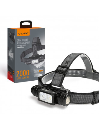 Ліхтар налобний VIDEX VLF-H066A 2000 Lm