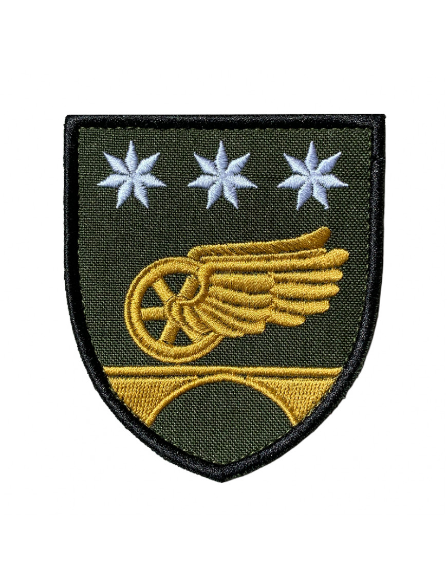 Нарукавний знак 26-та окрема Дніпровська дорожньо-відновлювальна бригада, колір