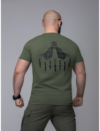 Футболка BEZET Bomb, олива