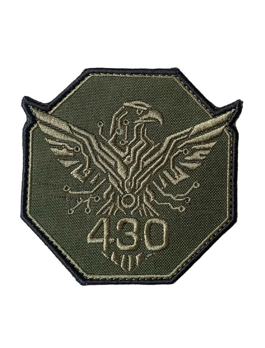 Нарукавний знак 430 окрема бригада безпілотних систем, олива