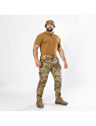 Футболка Поло, Camotec, Army ID 2,0, Coolpass Pique LT, койот