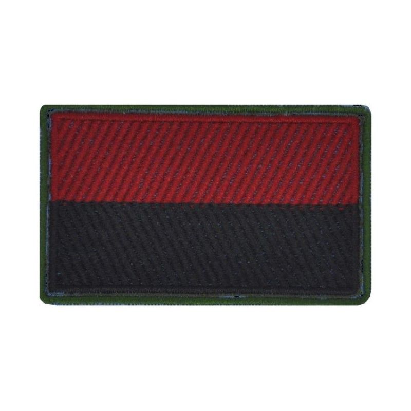 Патч "Прапор", 7х4,5 см, червоно-чорний