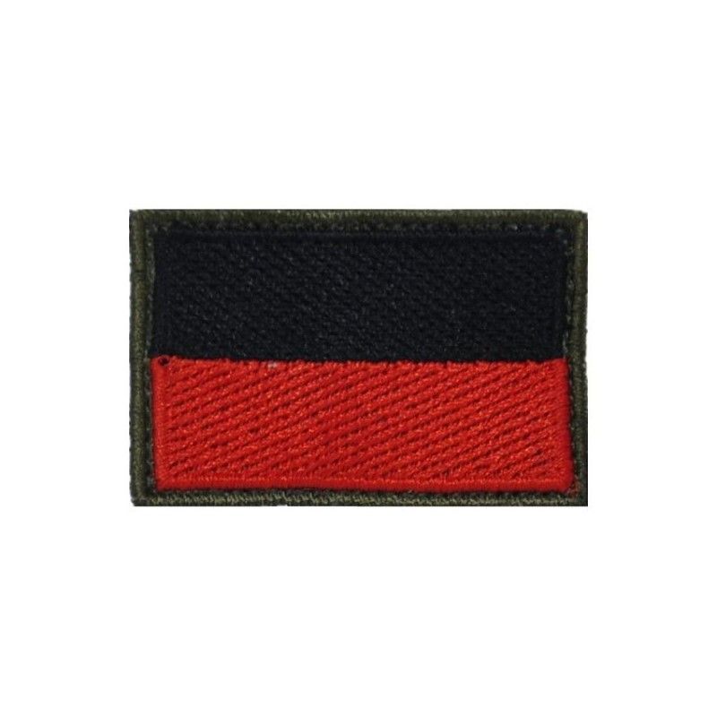 Наліпка  "Державний прапор України", 30х45, червоно/чорний