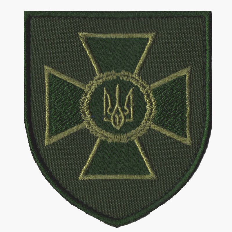 Нарукавний знак Хрест "Державна прикордонна служба" Олива