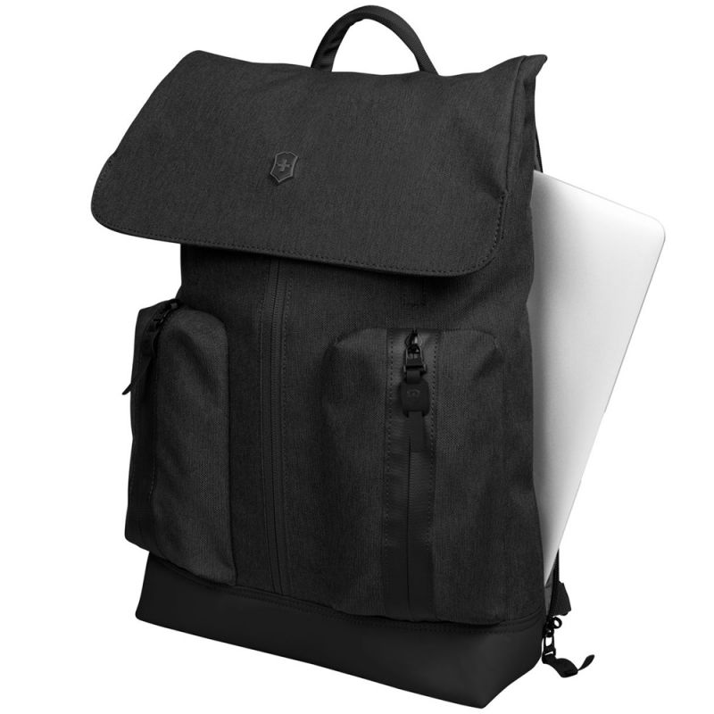 Рюкзак 18л Victorinox Altmont Classic Flapover Laptop, чорний (30х44х12)