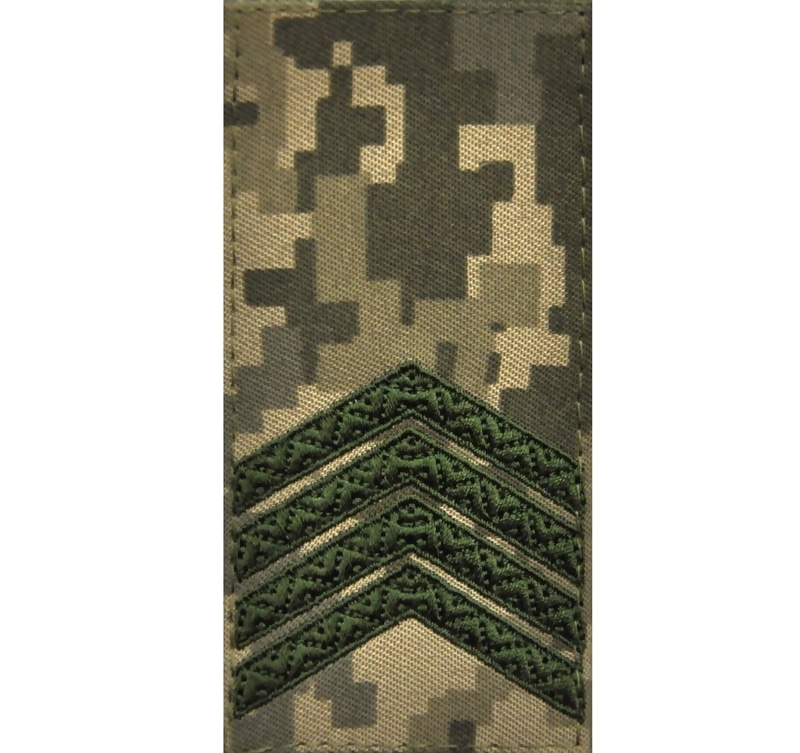 Погон_застібка,ДПСУ, MM14, старший сержант